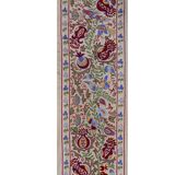 Hand-knotted rug, vintage Turkish rug 53x190 cm