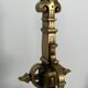 Important Renaissance Style Bronze Fireplace Set with Bar