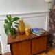 Solid oak toy chest