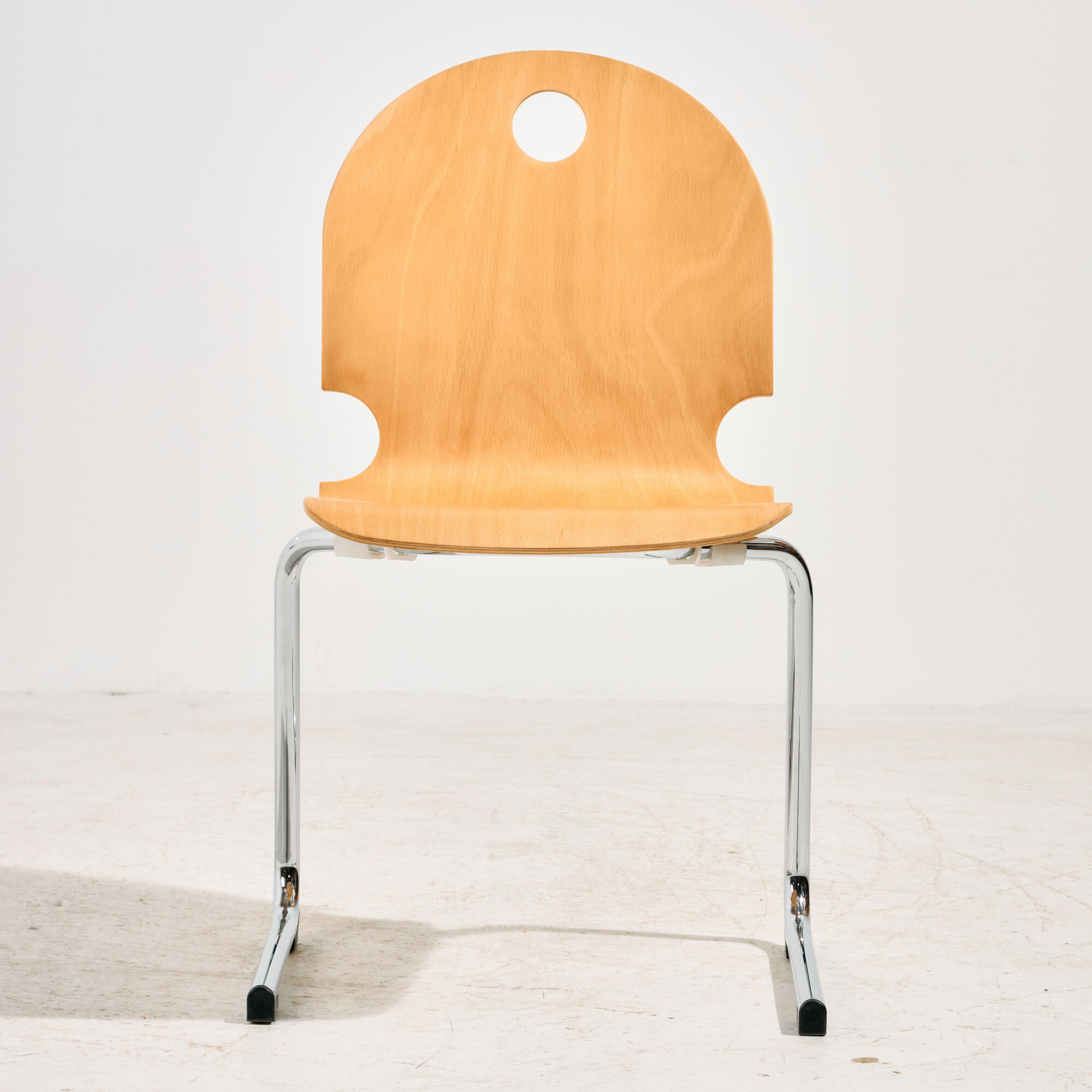 Stackable beech chair