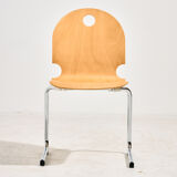 Stackable beech chair