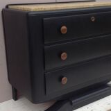 The 1940s with marble top chest of drawers