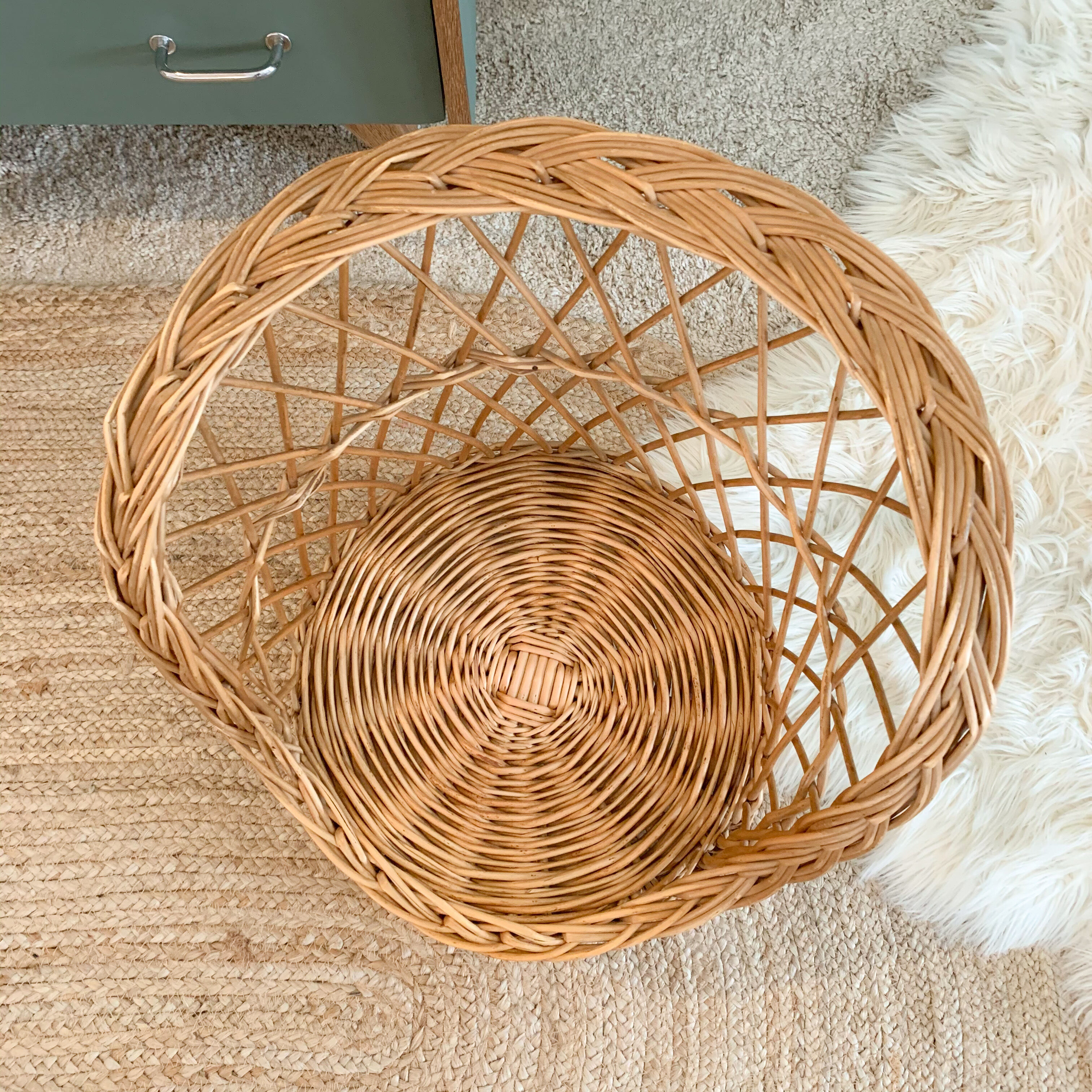 Fauteuil en osier