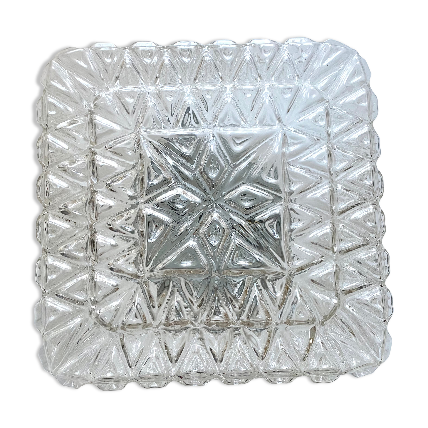 Square vintage ceiling lamp