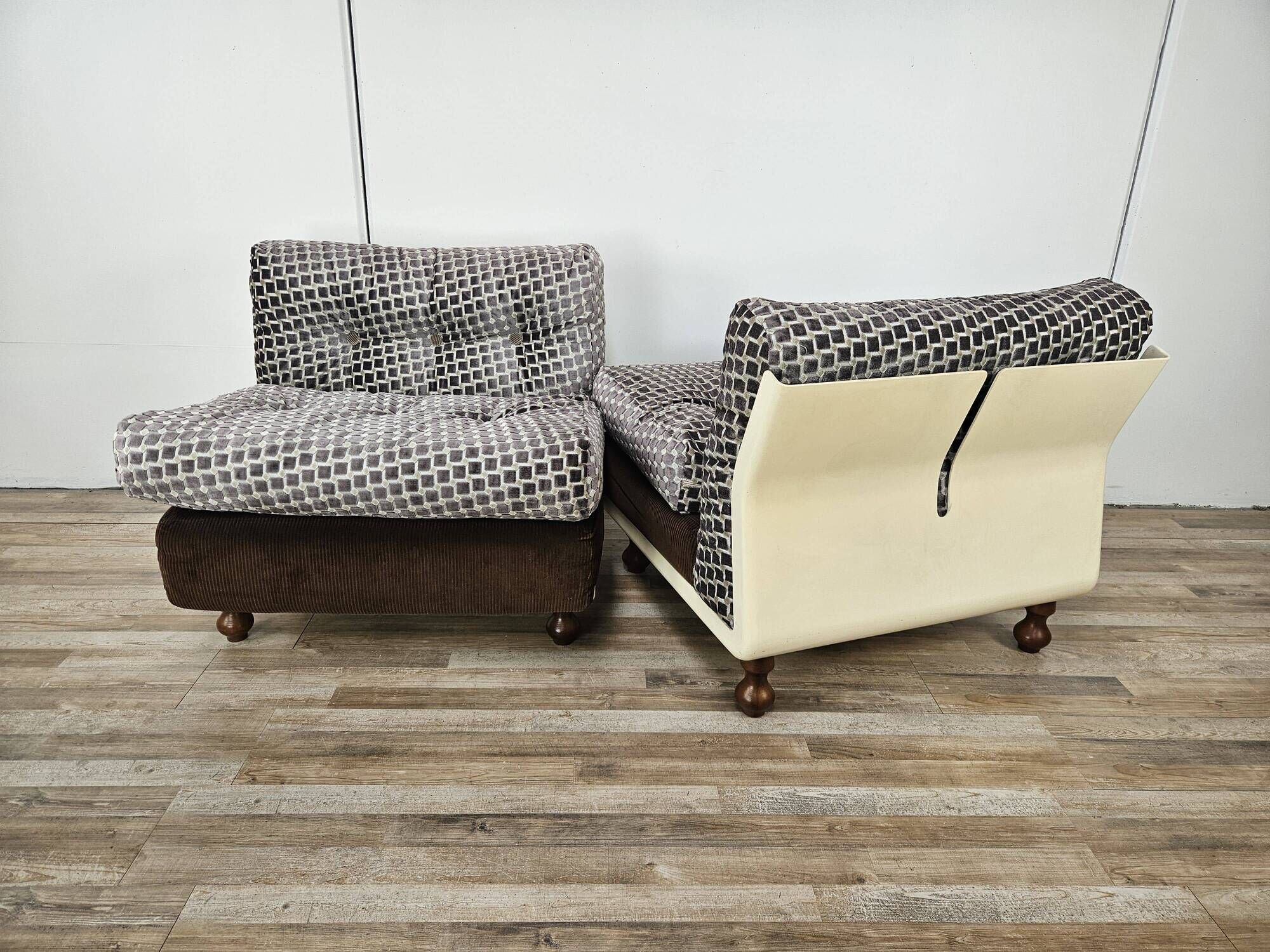 Quatre fauteuils Amanta de Mario Bellini pour C&B Italia, années 1970