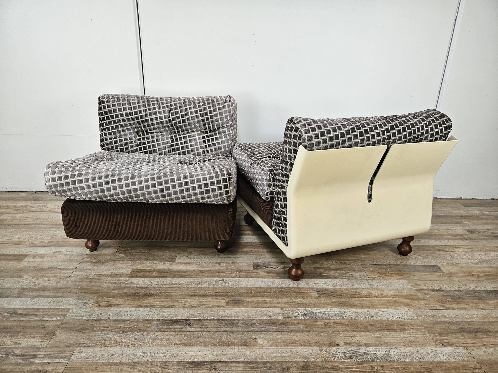 Quatre fauteuils Amanta de Mario Bellini pour C&B Italia, années 1970