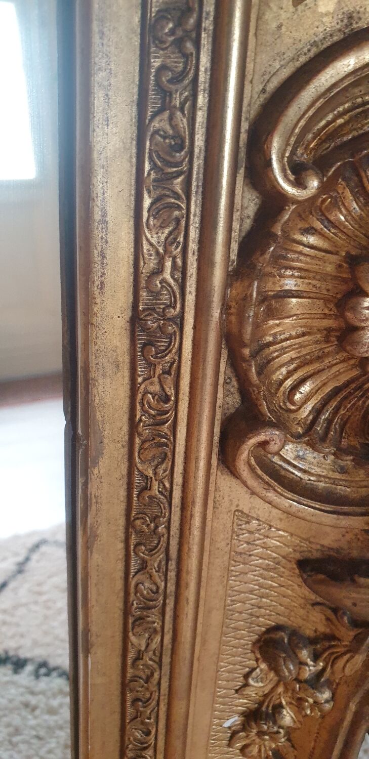 Golden mirror 116 x 97