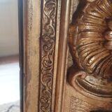 Miroir doré 116 x 97