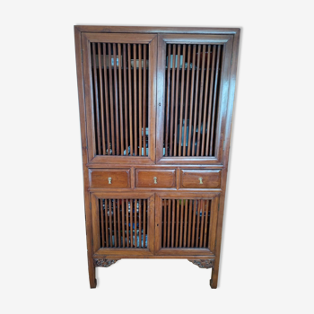 Teak storage cabinet