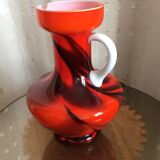 Vintage opaline pitcher Carlo Moretti