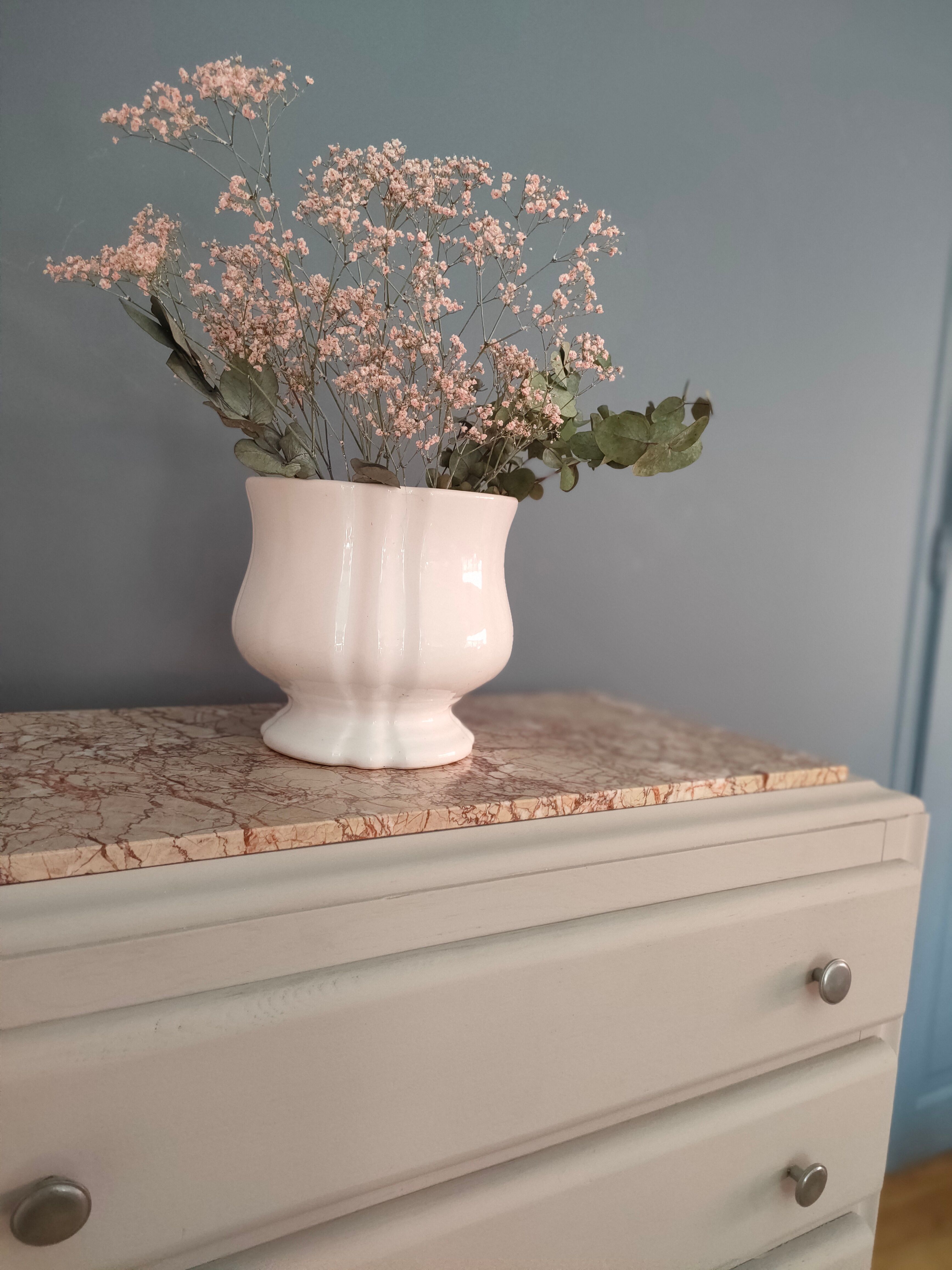 Commode vintage marbre