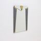 Large Gold Plated Mirror by Deknudt Belgium 1980s