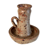 Pyrity sandstone candle holder - 60s/70s
