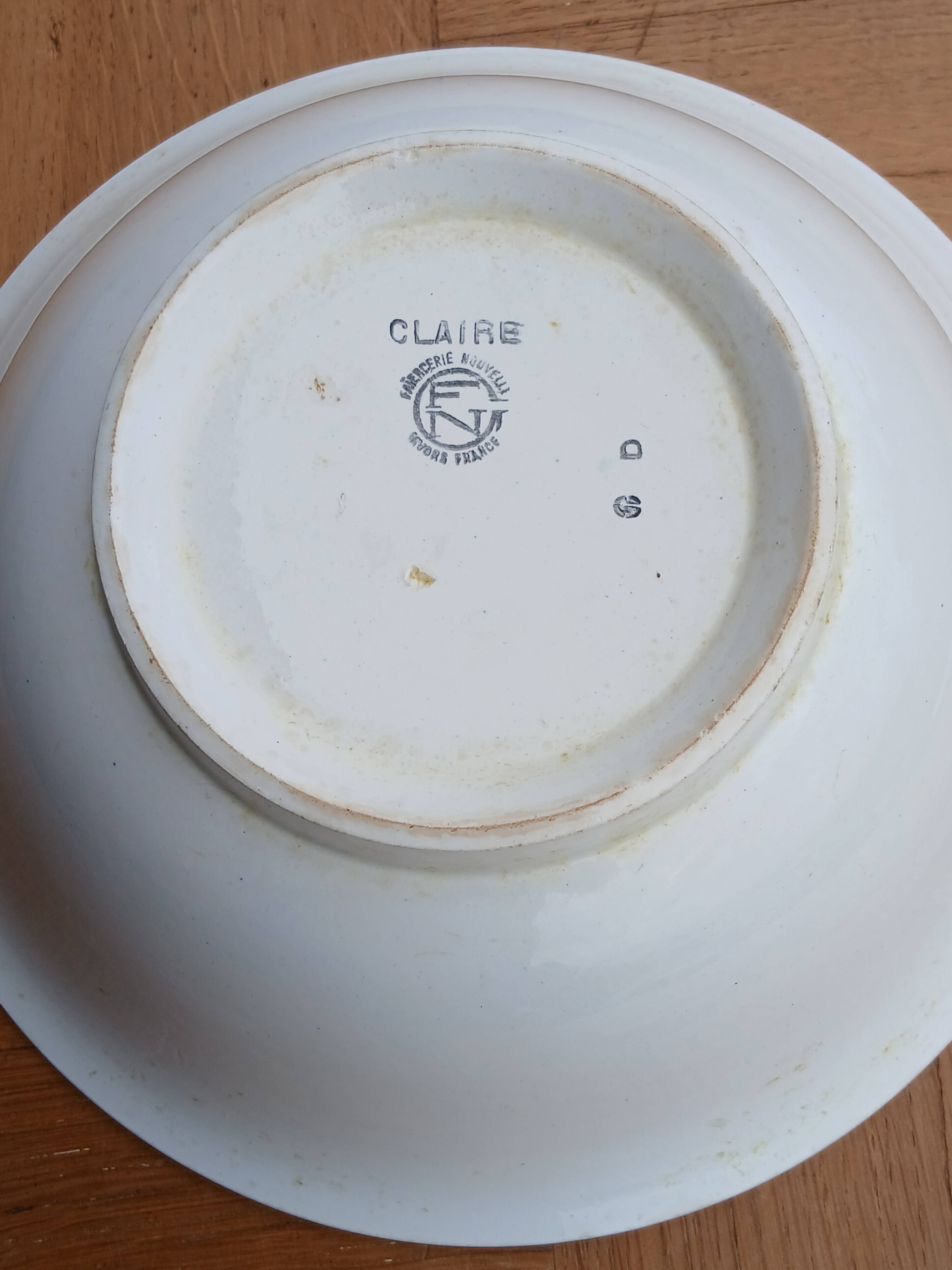 Antique salad bowl
