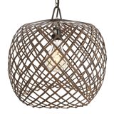 Lustre industriel transformé