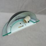 Post modern half moon wall light, 1990
