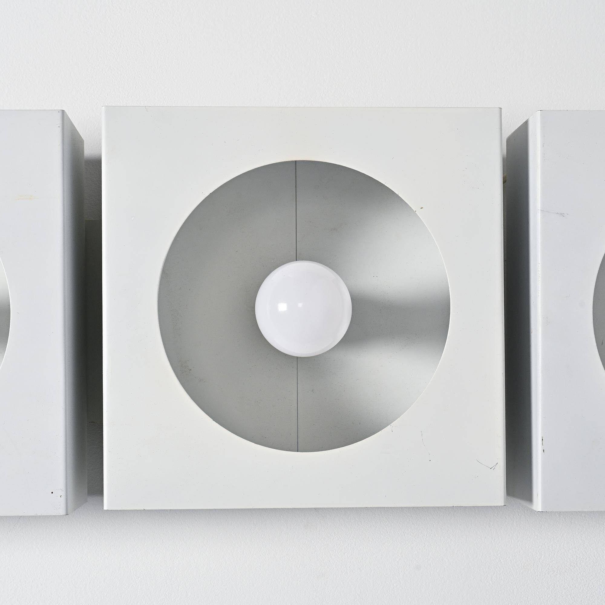 Set of 4 wall lights 2091 by Guy Bertrand for Disderot, circa 1965.