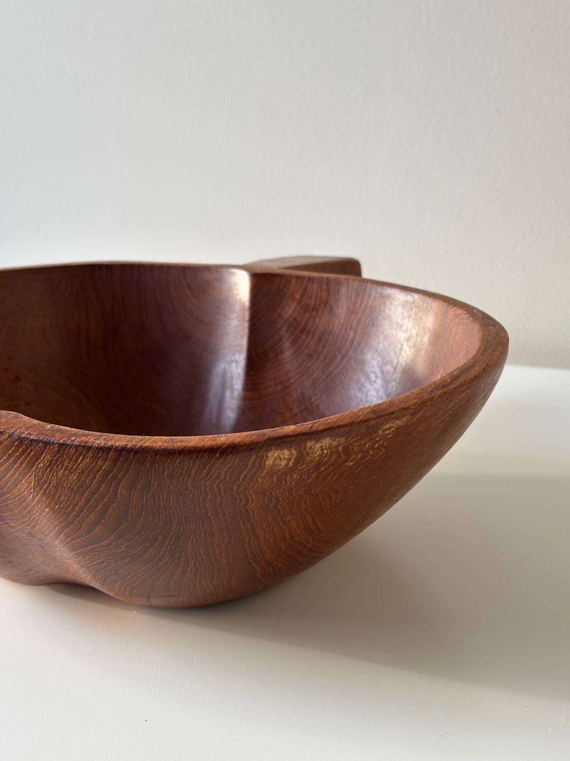 Teak salad bowl