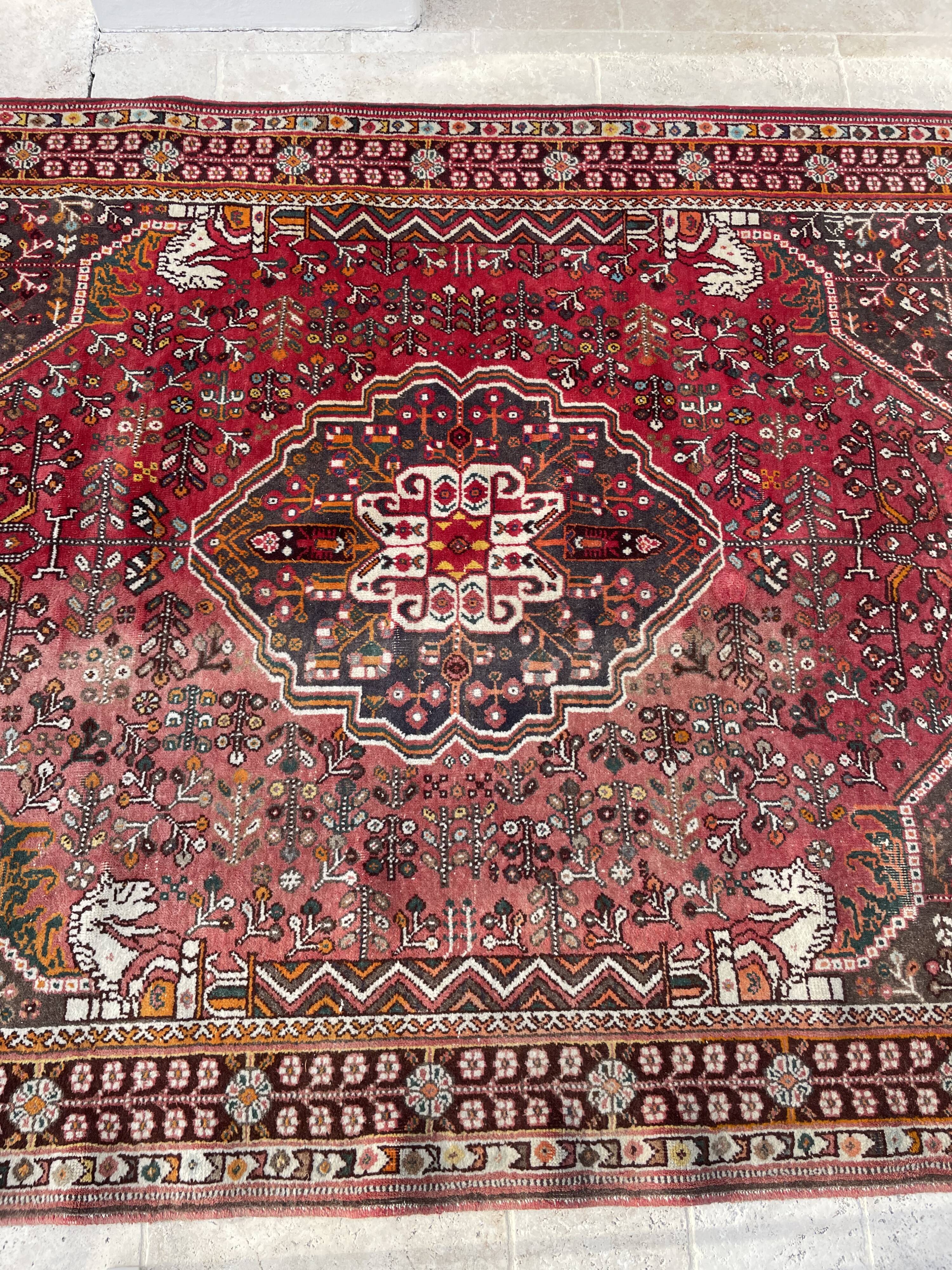 Handmade Iranian carpet 100% wool – 158 x 244 cm (image 1)