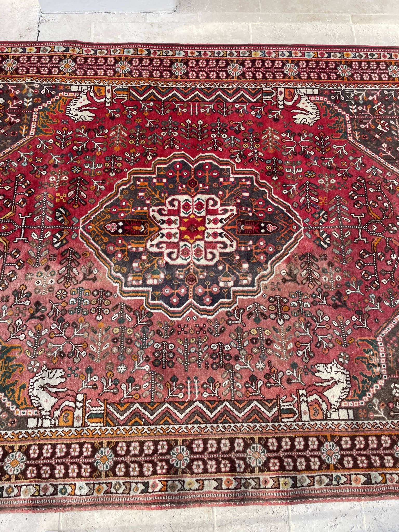 Handmade Iranian carpet 100% wool – 158 x 244 cm (image 1)