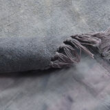 5x7 distressed gray blue hemp carpet232x156cm