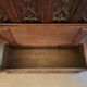 Neo-Gothic chest bench from the late 19th century