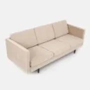 Canapé en velours beige Alta, design scandinave