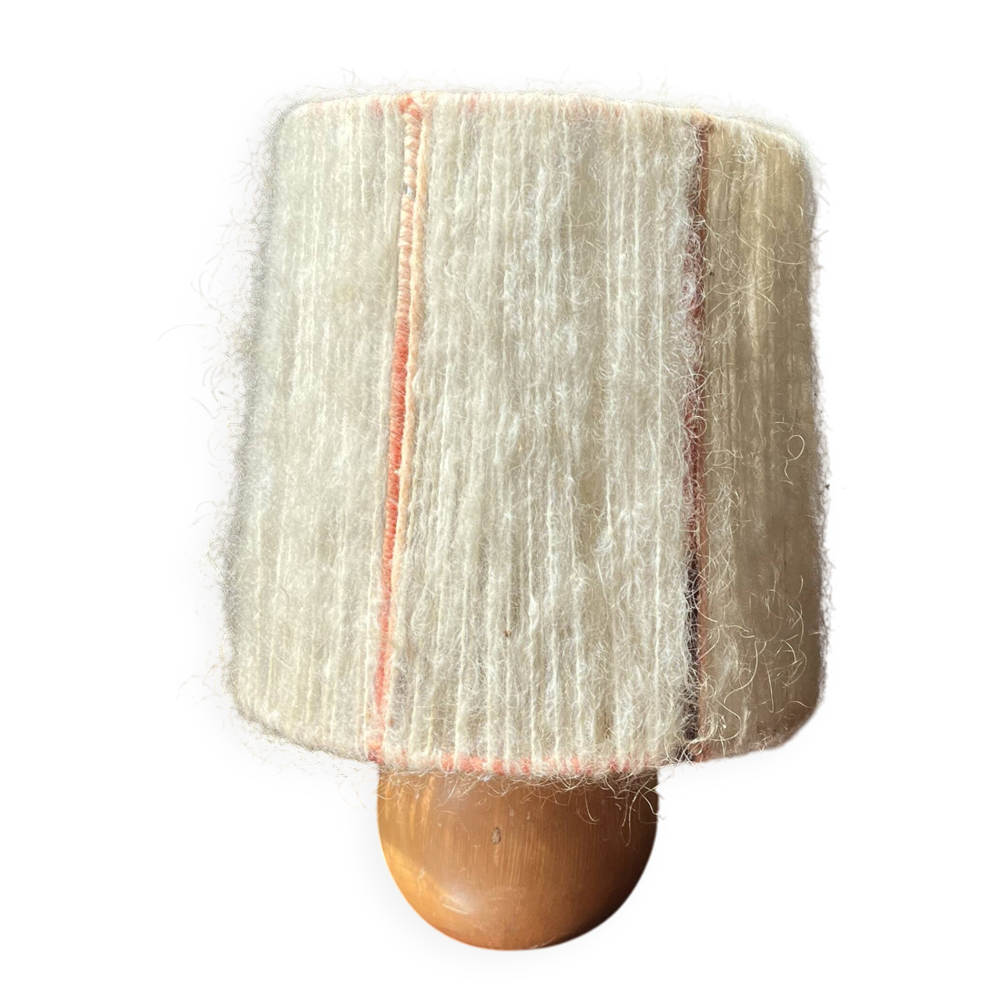 Ceramic and sisal wool desk lamp