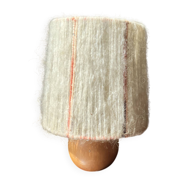 Lampe de bureau céramique et sisal laine