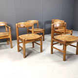 Copy of Rainer Daumiller pine wood dining chairs for Hirthals Savvaerk set of 6