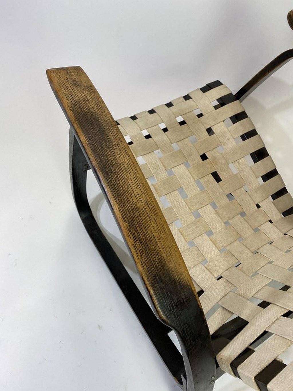 Fauteuil lounge noir par Jan Vanek