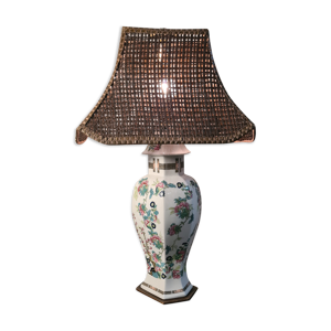 Lampe  asiatique avec socle en