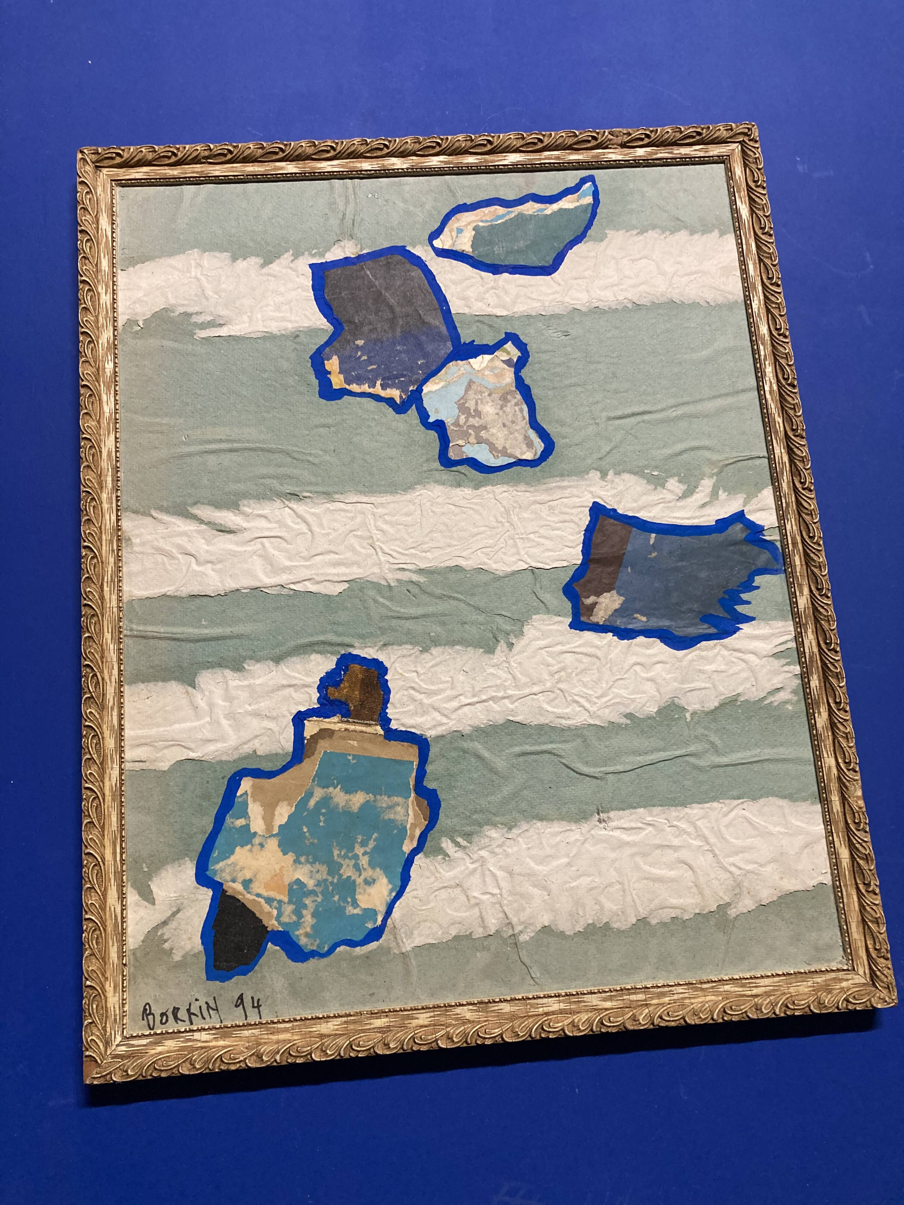 Borkin (born 1932), Constellation, Paper Collage, 1994
