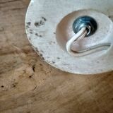 Beige marbled stone lamp base