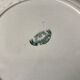 Set of 6 flat plates terre de fer saint-amand model "cartels" xixth