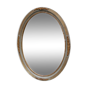 miroir ovale medaillon