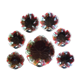 Vallauris leaf-shaped service