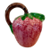 Ceramic jug in the shape of a strawberry.