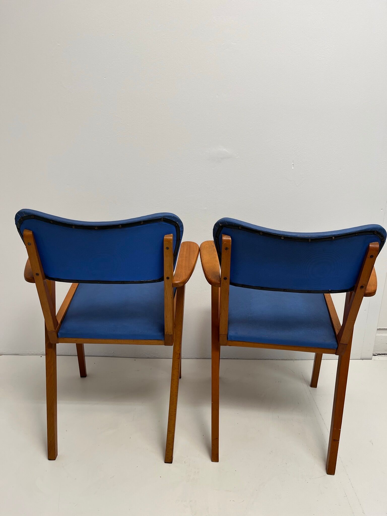 Pair of chairs bridge 50s