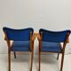 Paire de chaises bridge années 50