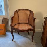 Office chair Louis XV canné 19e