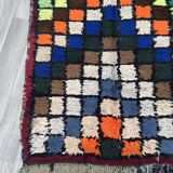 Unique Moroccan Rug-Vintage Art Deco Rug-The Rarest Moroccan Rug-Home Decor