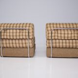 Pair of convertible armchairs 1970