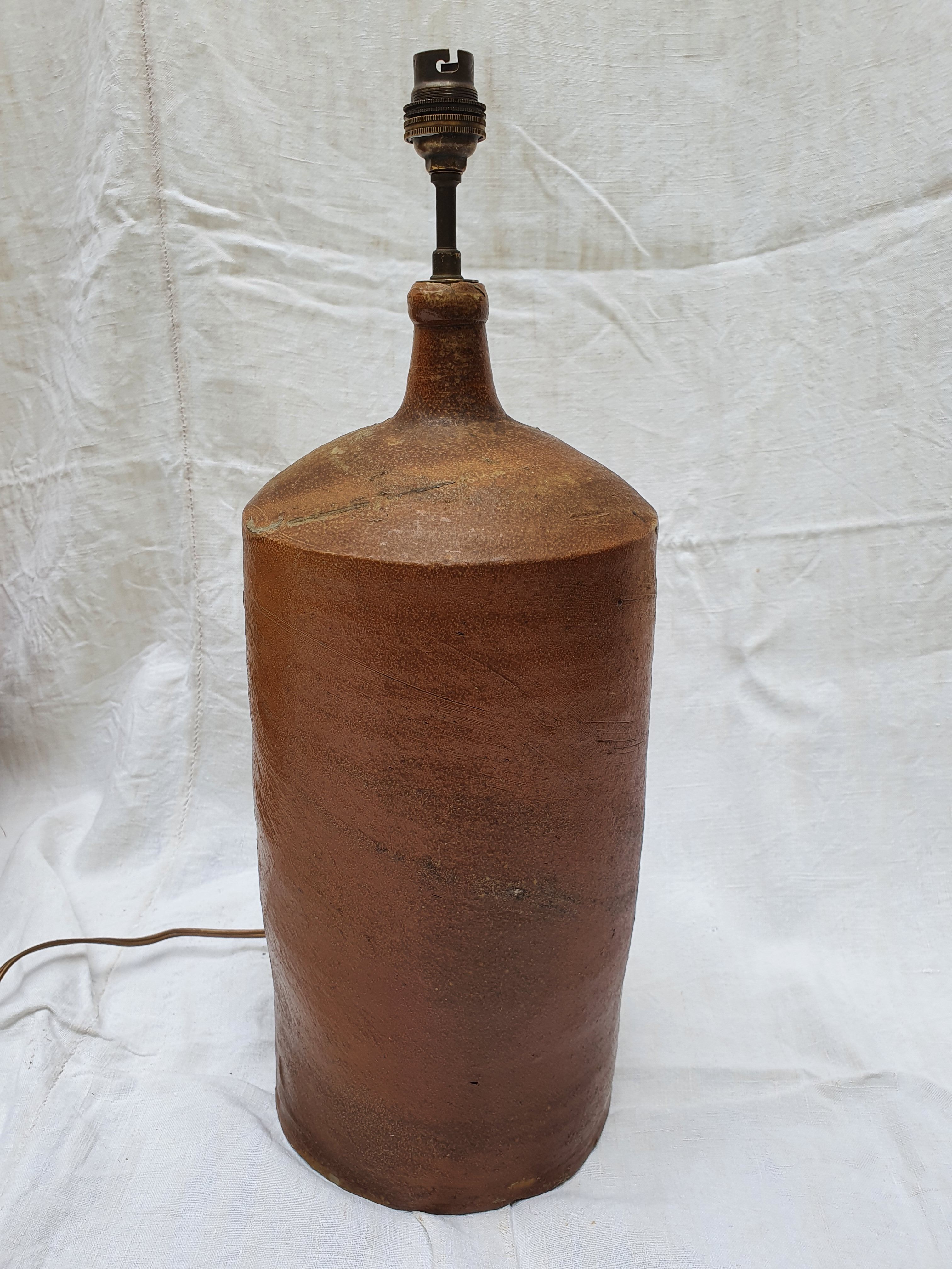 Stoneware lamp 60s