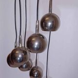 Lampe cascade chromée années 60