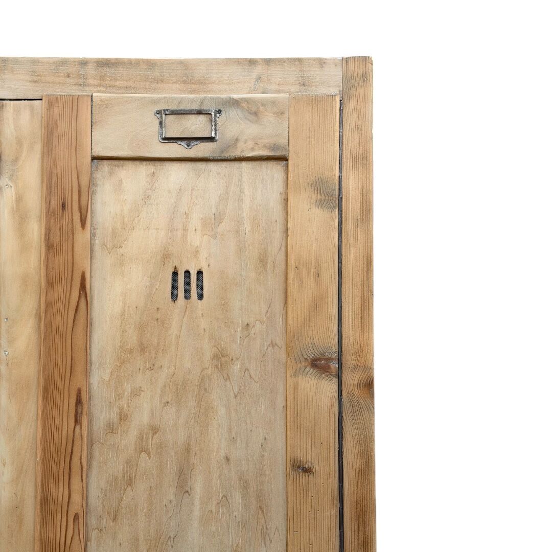 Vintage wooden wardrobe from 1940.