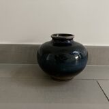 Vase boule signé