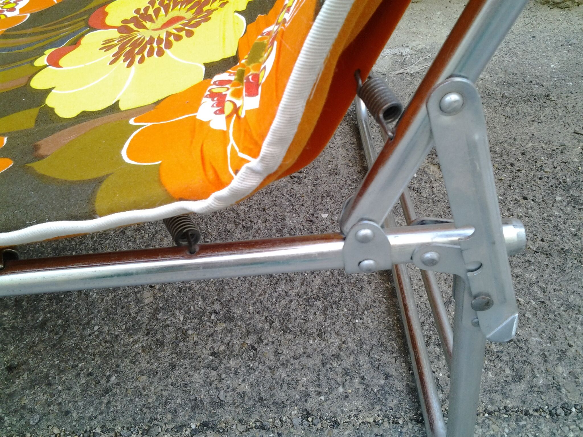 Sun lounger vintage bath 1970