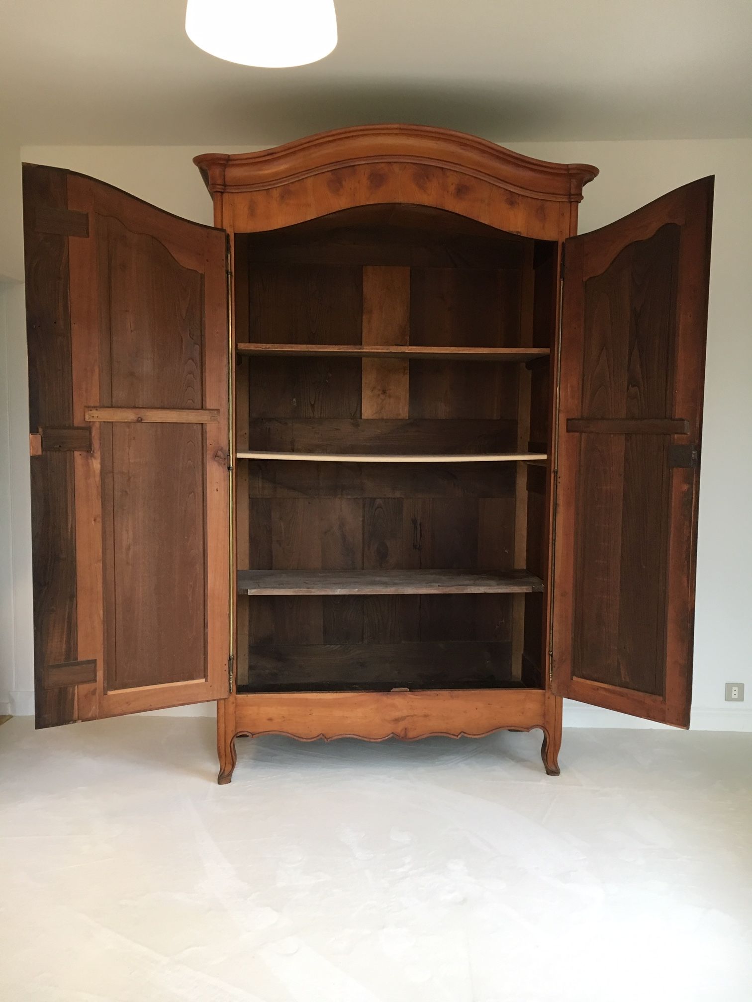 Mid-19th century cabinet of ferns in cherry and chestnut