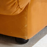 Modular leather sofa set